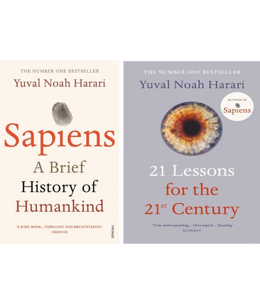 Yuval Noah Harari 2 Books Set: Sapiens & 21 Lessons (English, Paperback) Yuval Noah Harari 2 Books Set: Sapiens & 21 Lessons (English, Paperback)