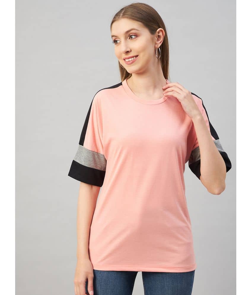 AUSTIN WOOD Women's Cotton Blend Regular Top ( Pink )