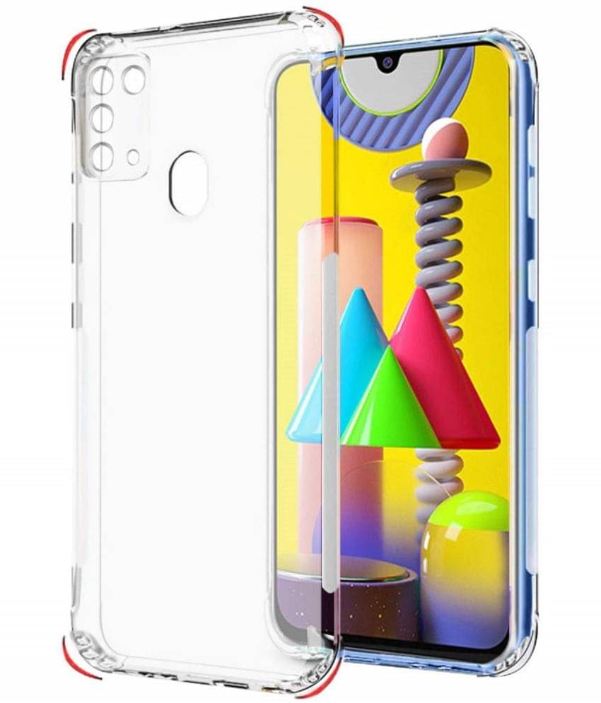 Case Vault Covers - Transparent Silicon Silicon Soft cases Compatible For Samsung Galaxy M31 ( Pack of 1 ) Case Vault Covers - Transparent Silicon Silicon Soft cases Compatible For Samsung Galaxy M31 ( Pack of 1 )