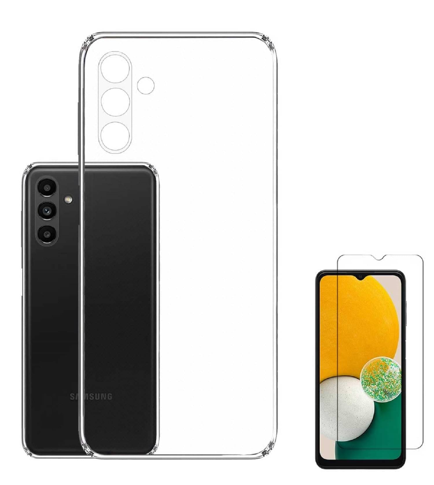 Case Vault Covers - Transparent Silicon Silicon Soft cases Compatible For Samsung Galaxy A13 ( Pack of 1 ) Case Vault Covers - Transparent Silicon Silicon Soft cases Compatible For Samsung Galaxy A13 ( Pack of 1 )