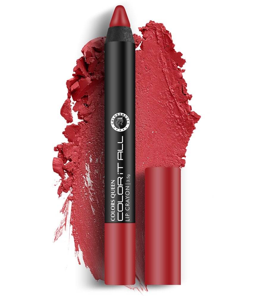     			Colors Queen Color It All Non Transfer Matte Lip Crayon 3.5g, Third Date (Shade - 17)
