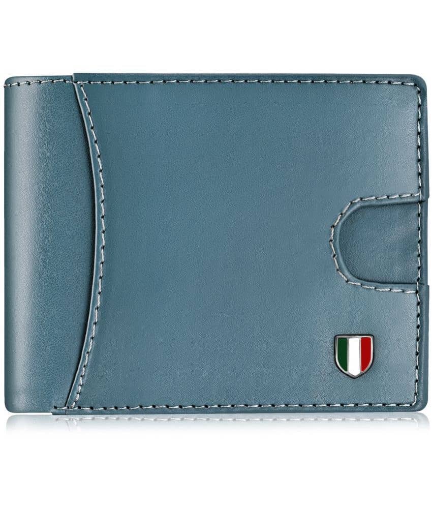 GIOVANNY - Blue Faux Leather Men's RFID Wallet ( Pack of 1 ) - Handbags | Buy online on ZillyBuy