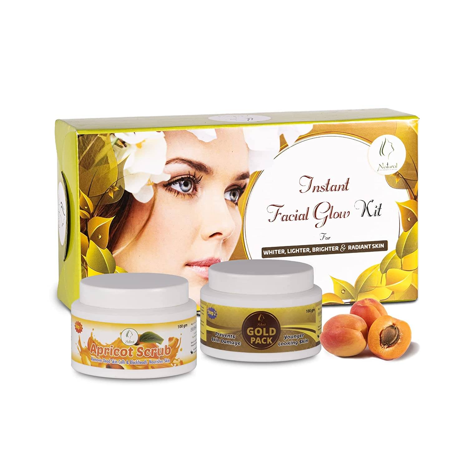 NATURAL THE ESSENCE OF NATURE - Instant Glow Facial Kit For All Skin Type ( Pack of 1 )     			NATURAL THE ESSENCE OF NATURE - Instant Glow Facial Kit For All Skin Type ( Pack of 1 )