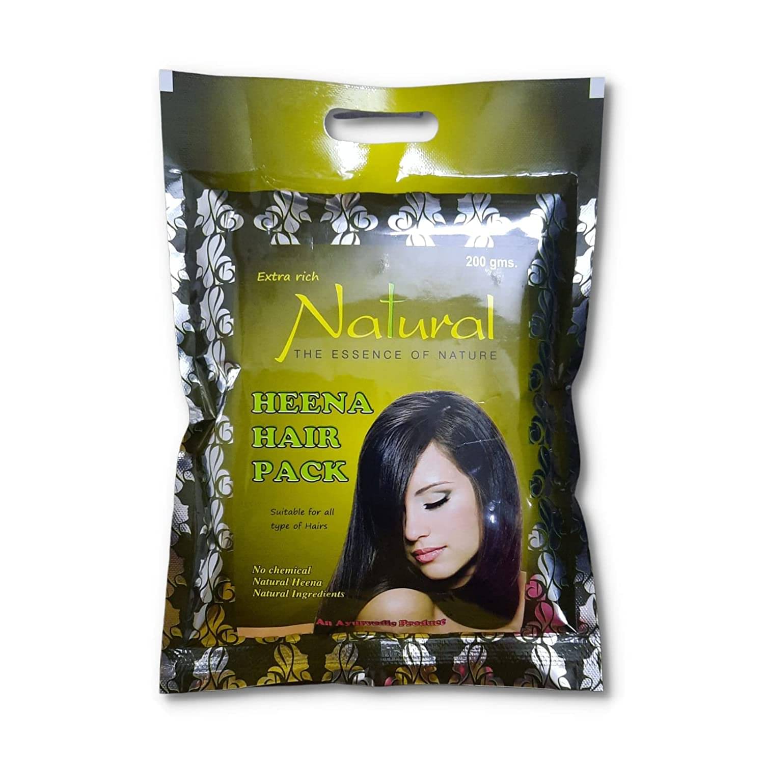     			NATURAL THE ESSENCE OF NATURE Henna 200 g Pack of 2