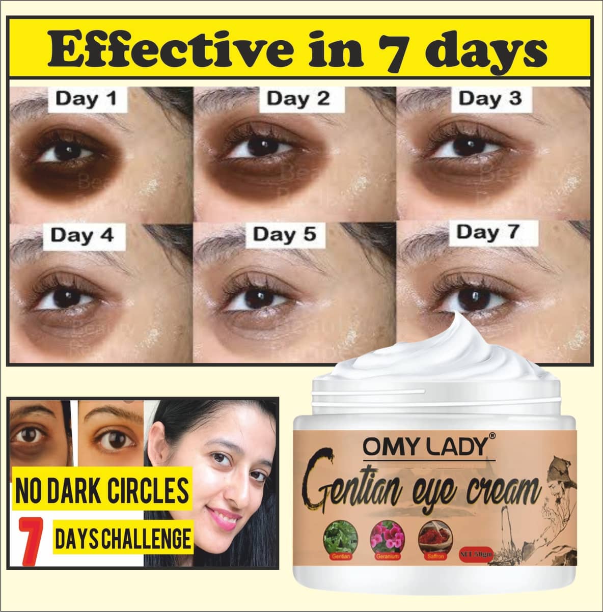 OMY LADY Removing Fine Lines & Wrinkles Eye Mask Eye Mask 50 g - Makeup - Eyes | Buy online on ZillyBuy