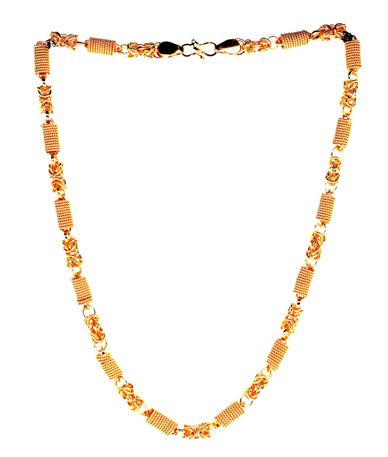     			SHANKH-KRIVA Gold Plated Chain ( Set of 1 )