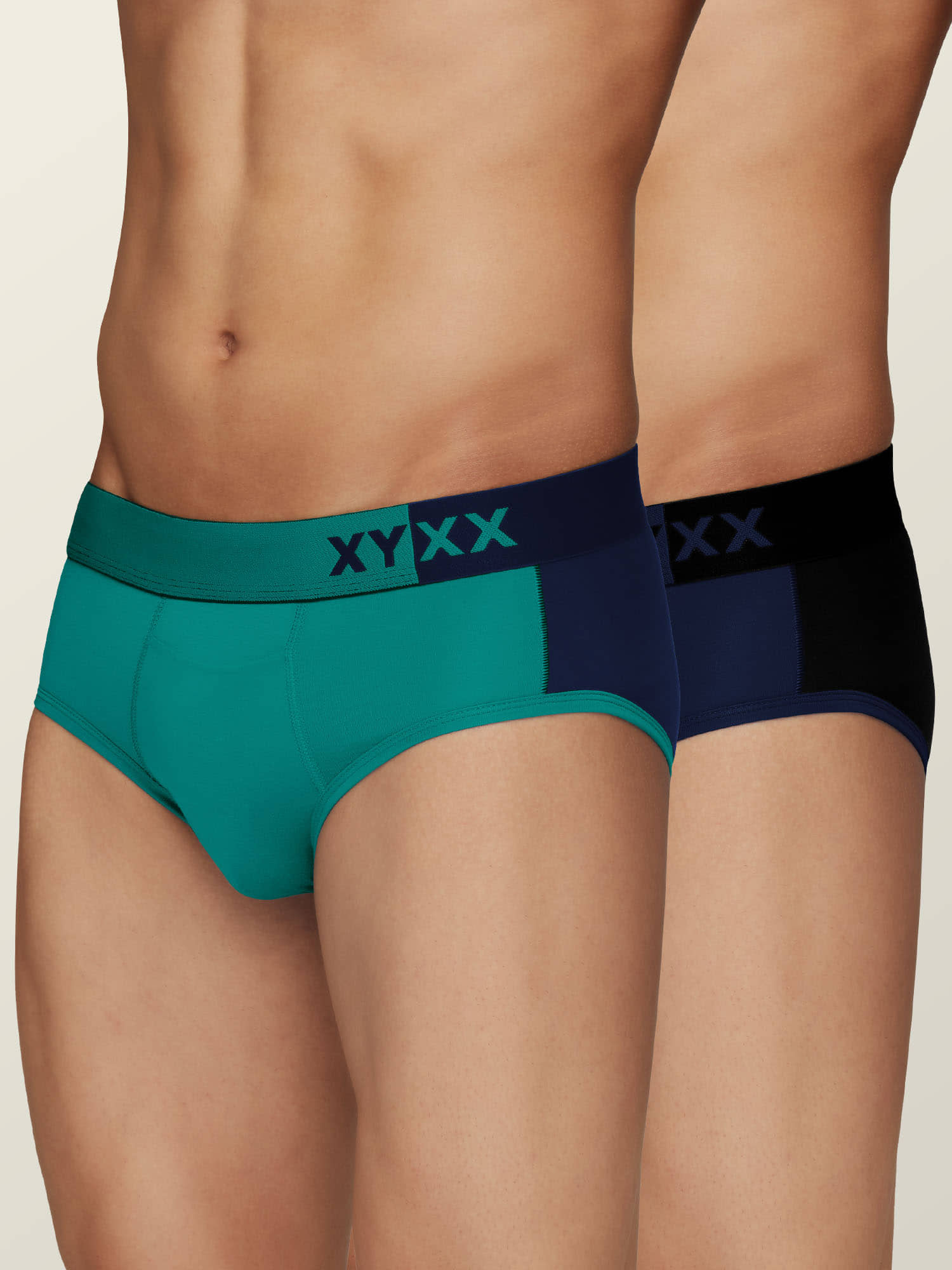 XYXX Pack of 2 Modal Briefs For Men's ( Multicolor )