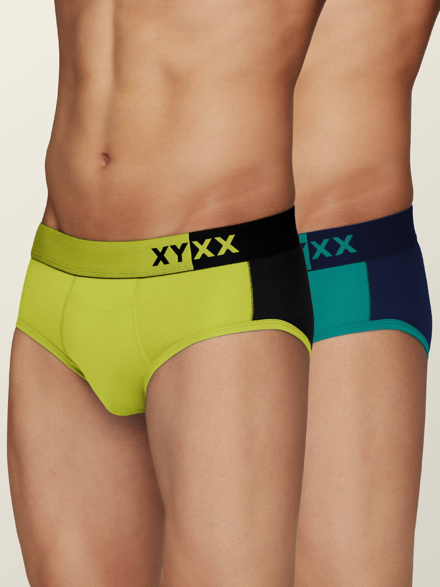     			XYXX Pack of 2 Modal Briefs For Men's ( Multicolor )