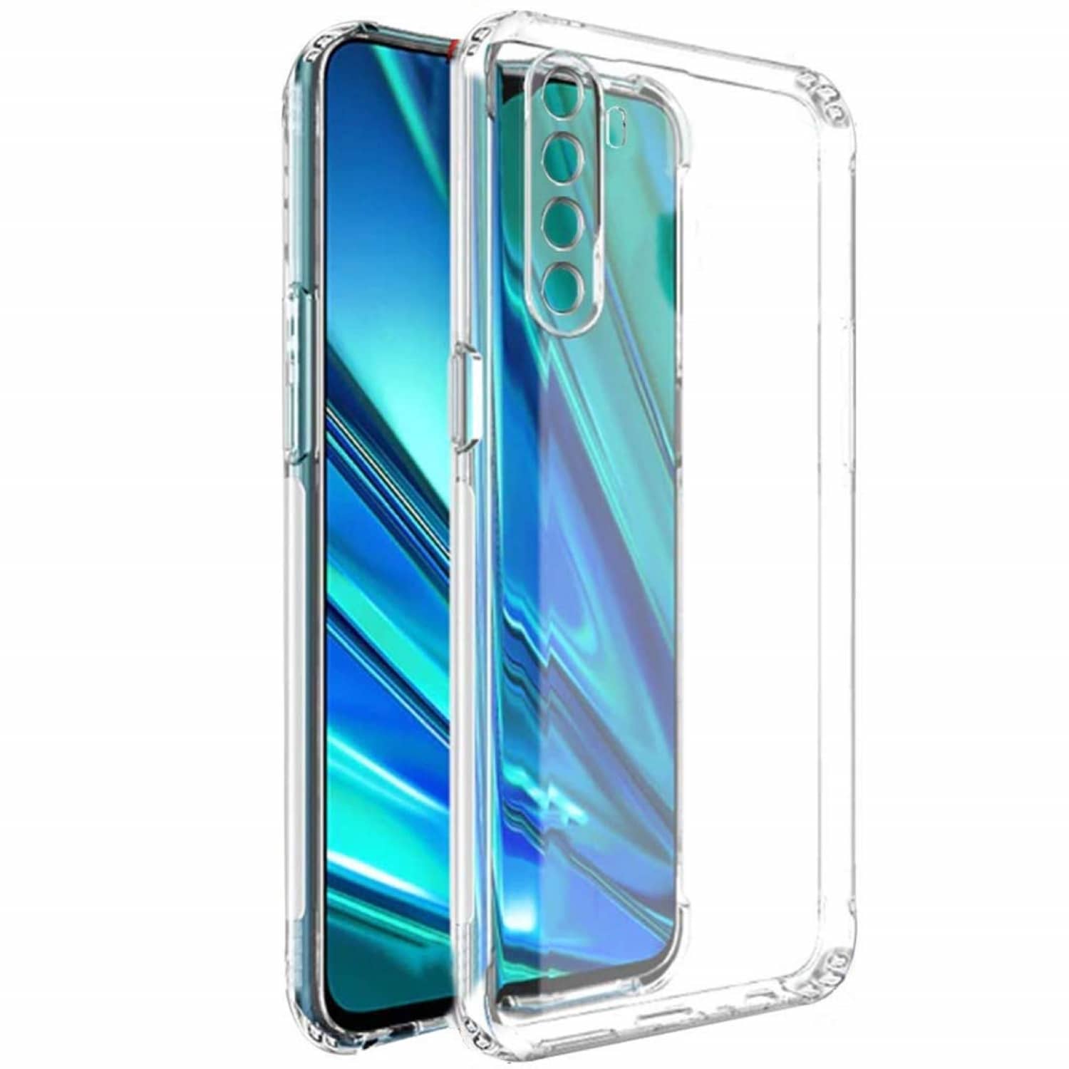 ZAMN - Transparent Silicon Silicon Soft cases Compatible For Realme 6I ( Pack of 1 )