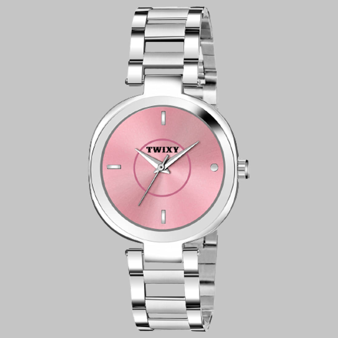     			twixy - Silver Stainless Steel Analog Womens Watch