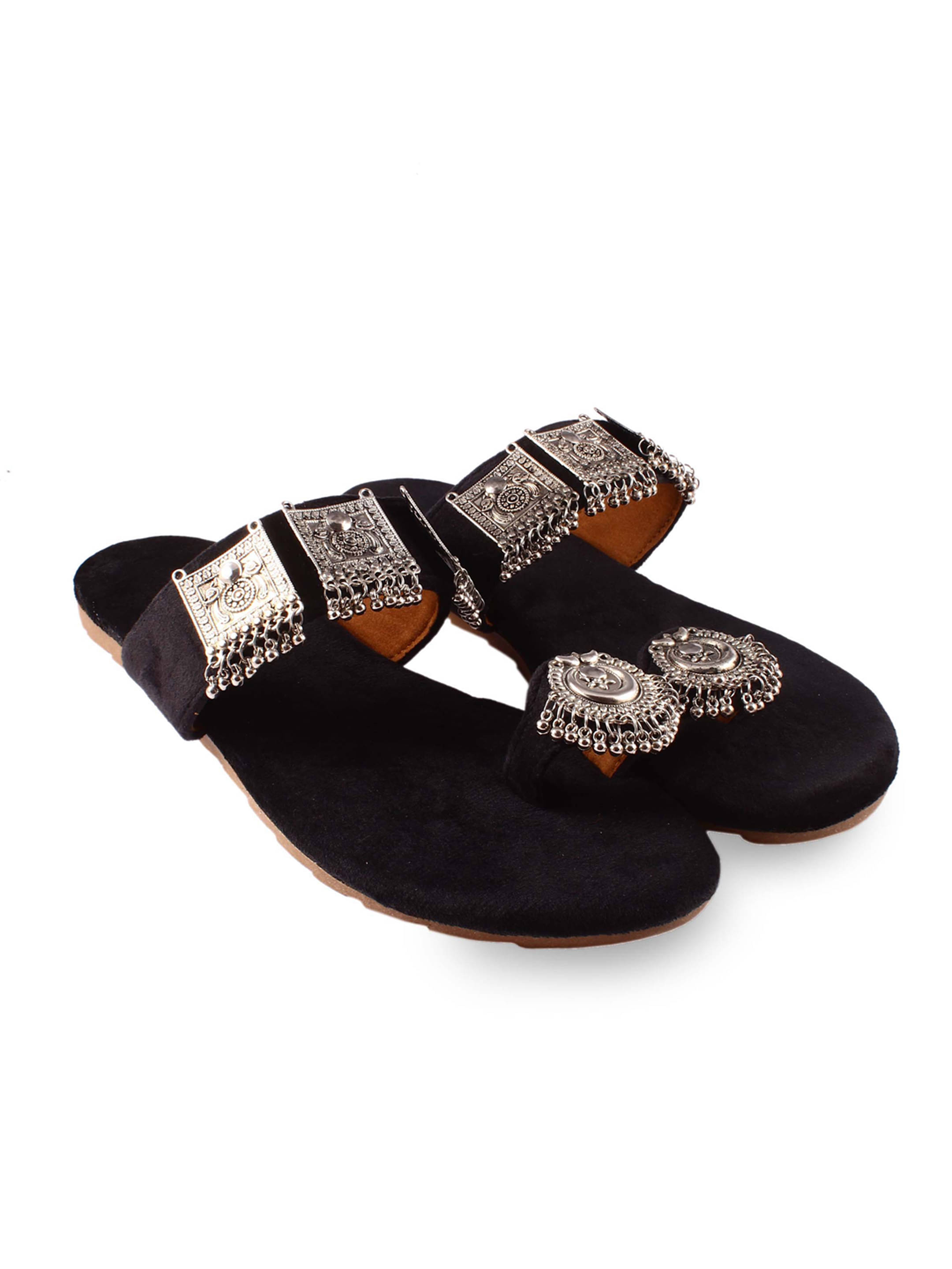 Apratim - Black Women's Flats     			Apratim - Black Women's Flats