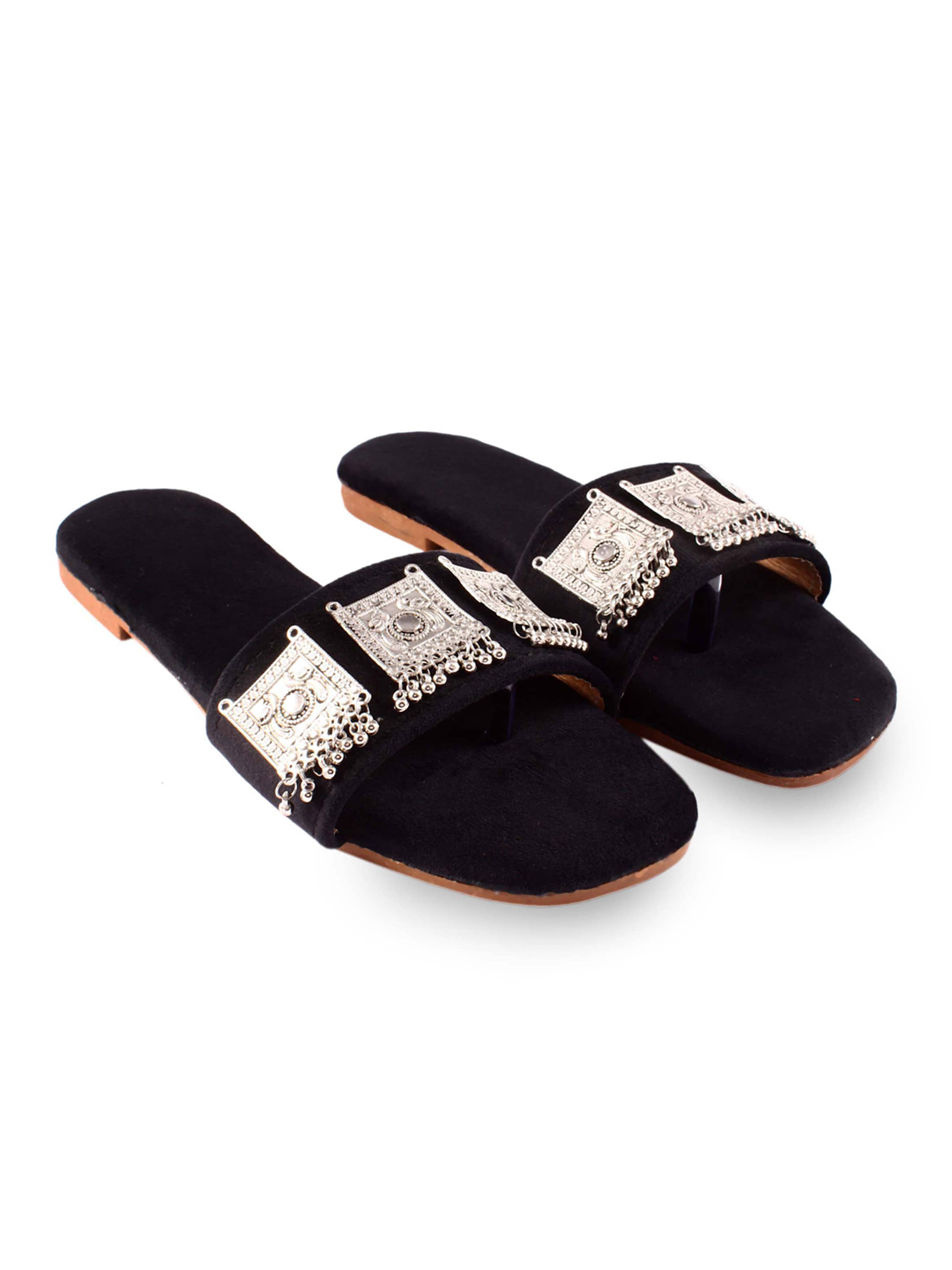 Apratim - Black Women's Flats