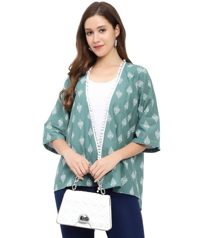 GALWIZ Cotton Shrugs - Green Single