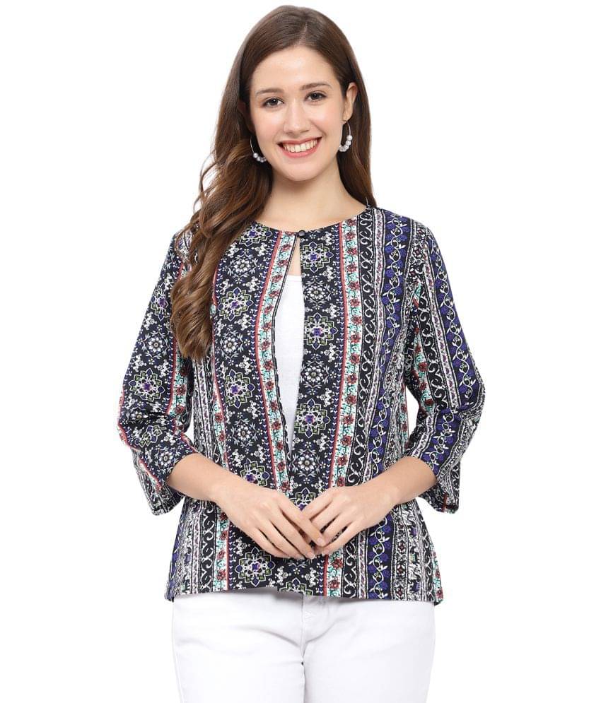 GALWIZ Crepe Shrugs - Blue Single GALWIZ Crepe Shrugs - Blue Single