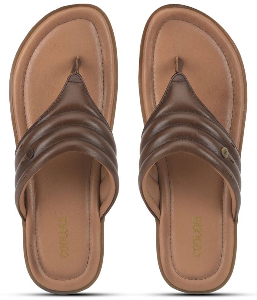     			Liberty - Brown Men's Leather Slipper