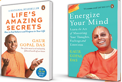 Life's Amazing Secrets + Energize Your Mind - Combo of 2 Books by Gaur Gopal Das