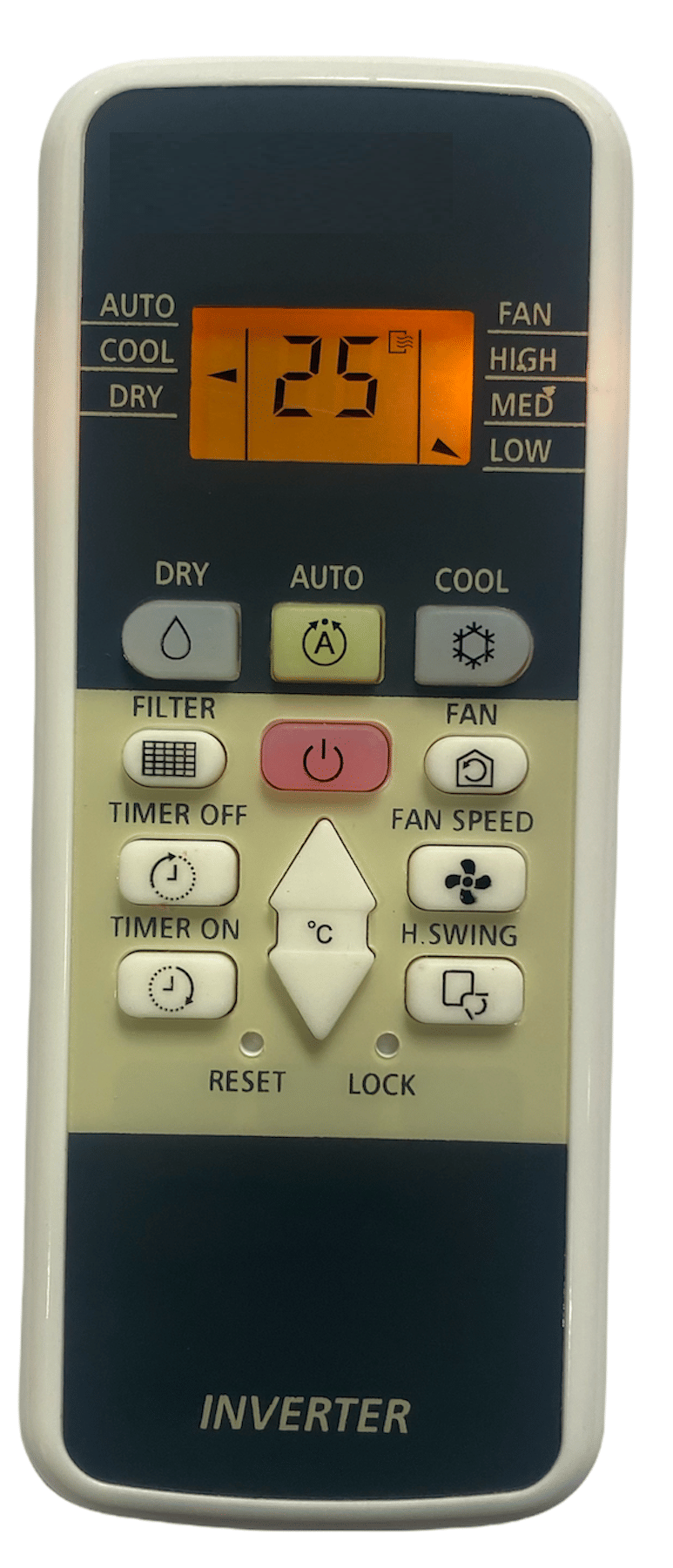     			Upix Compatible Hitachi Inverter AC Remote No. 220 (with Backlight)