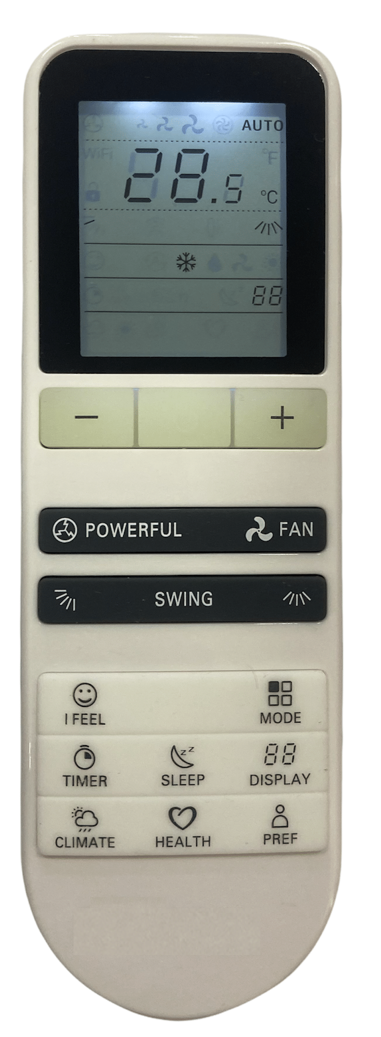     			Upix Compatible Bluestar AC Remote No. 227 (with Backlight)