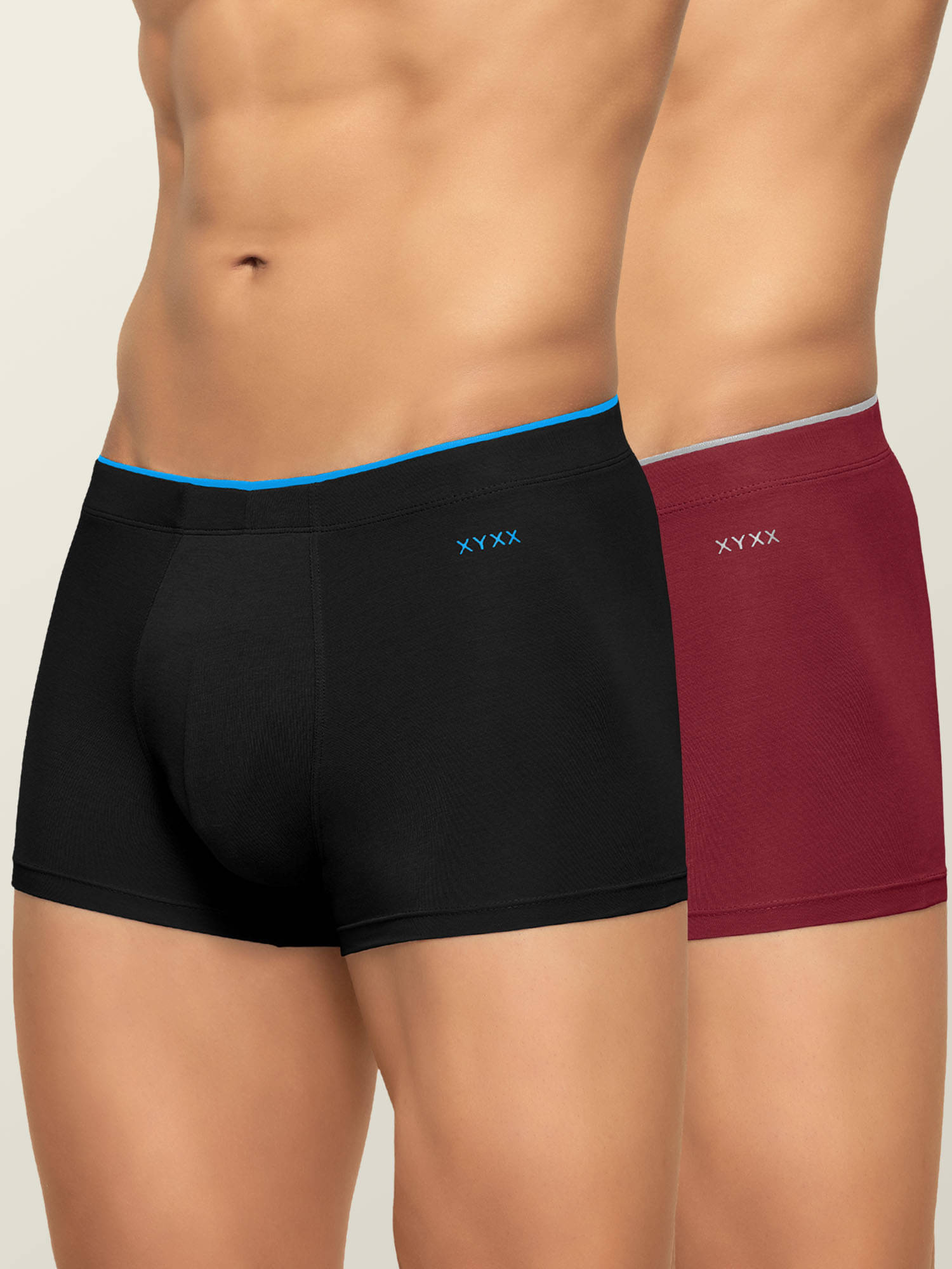     			XYXX Pack of 2 Modal Trunks For Men's ( Multicolor )