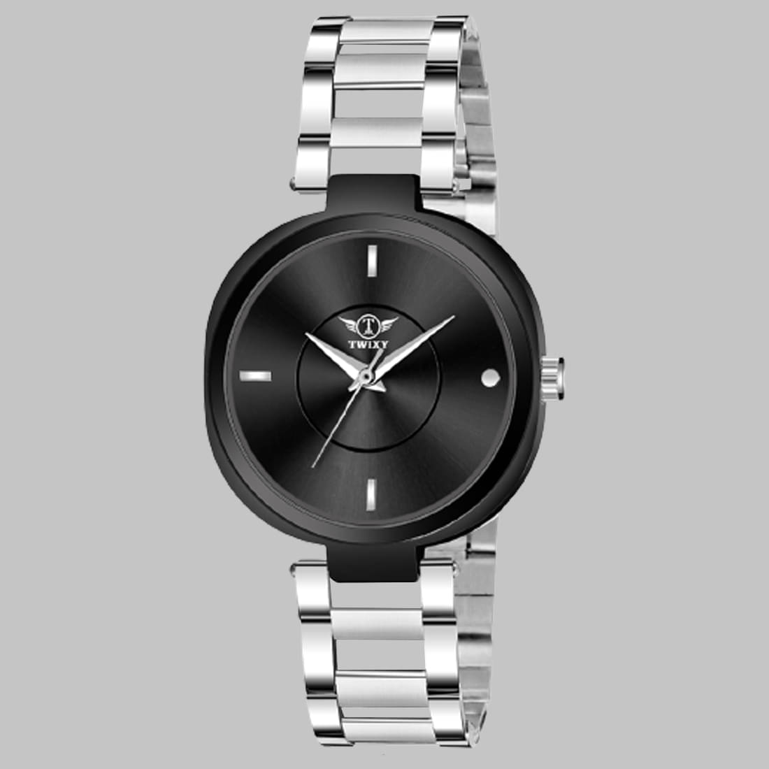     			twixy - Silver Stainless Steel Analog Womens Watch