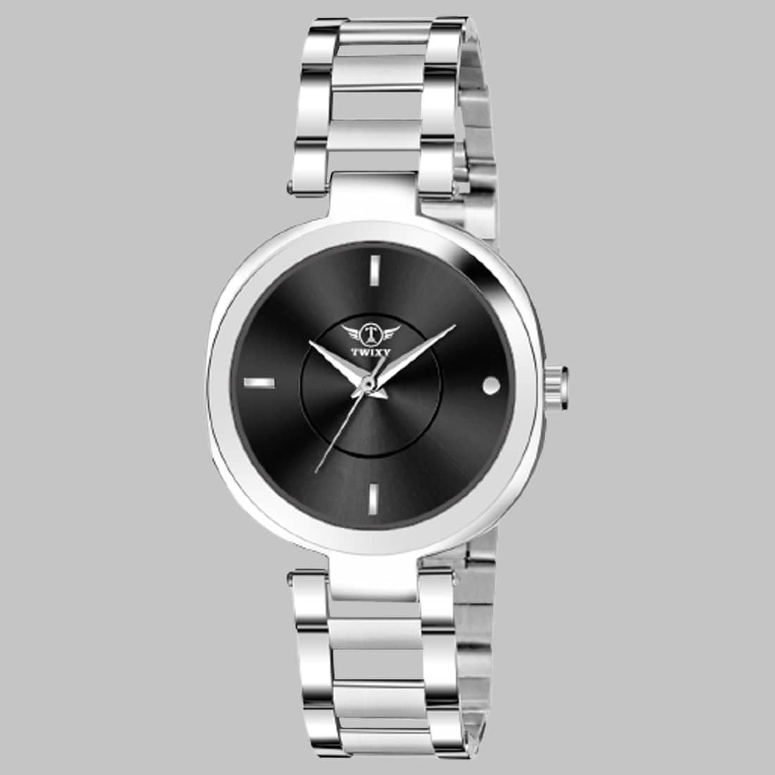twixy - Silver Stainless Steel Analog Womens Watch