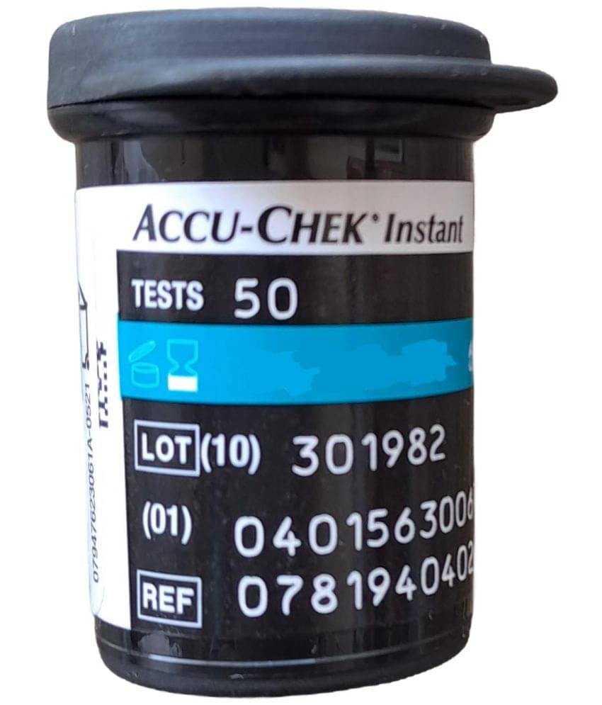     			Accuchek Instant Test Strips, 50 Count (Multicolor)