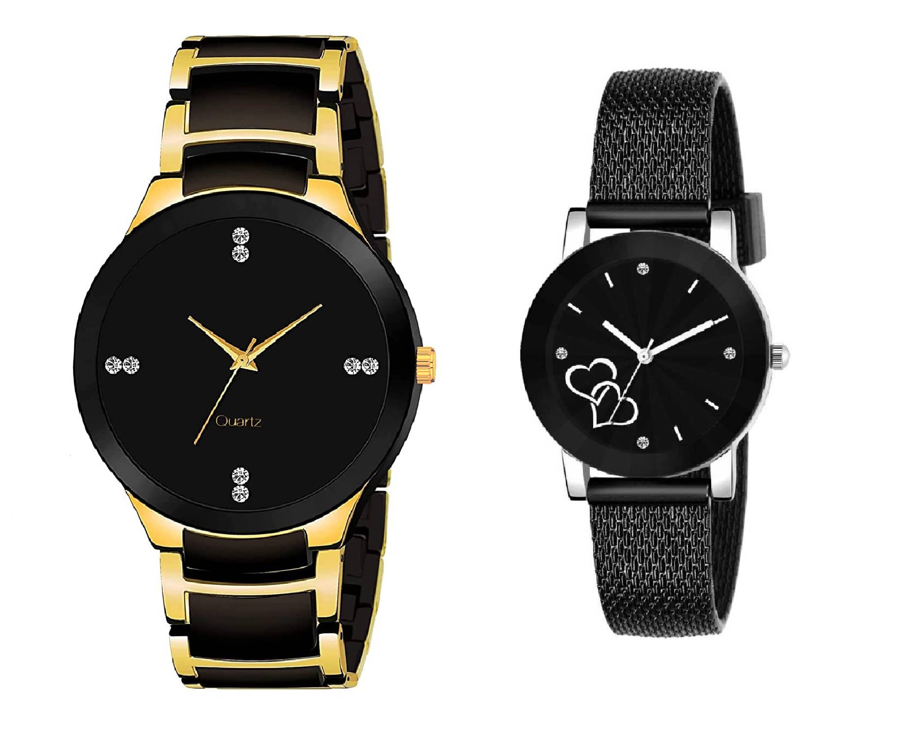 Cosmic - Multicolor Metal Analog Couple's Watch