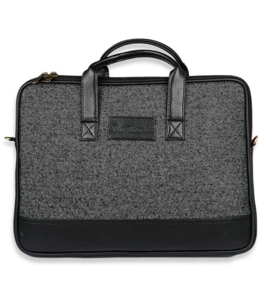     			Da Tasche - Black Solid Messenger Bag