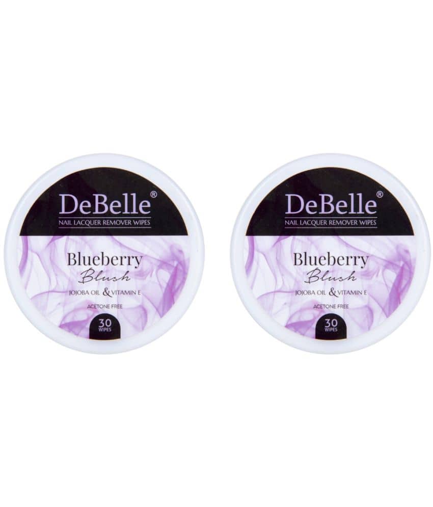 DeBelle Blueberry Blush Nail Paint Remover Pads 30 mL Pack of 2