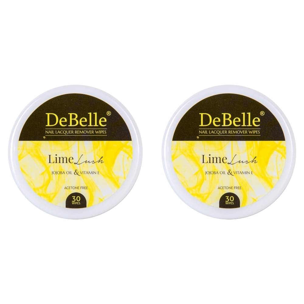    			DeBelle Lime Lush Nail Paint Remover Pads 30 mL Pack of 2