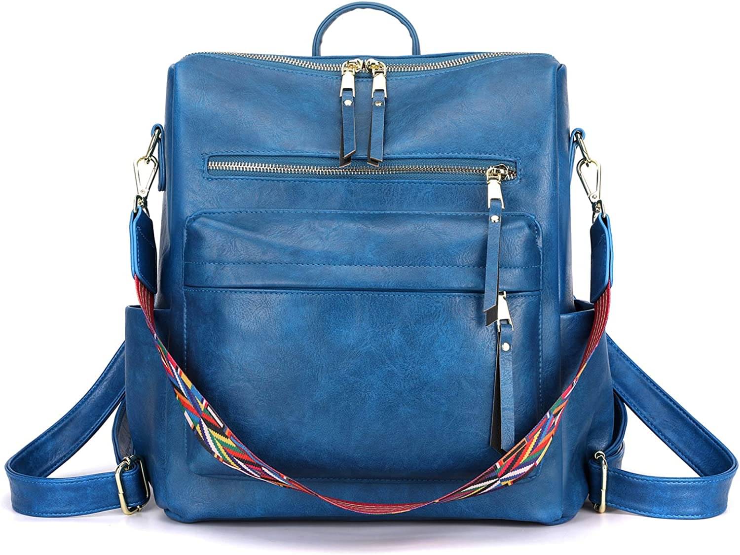     			Louis Craft 15 Ltrs Blue Leather College Bag