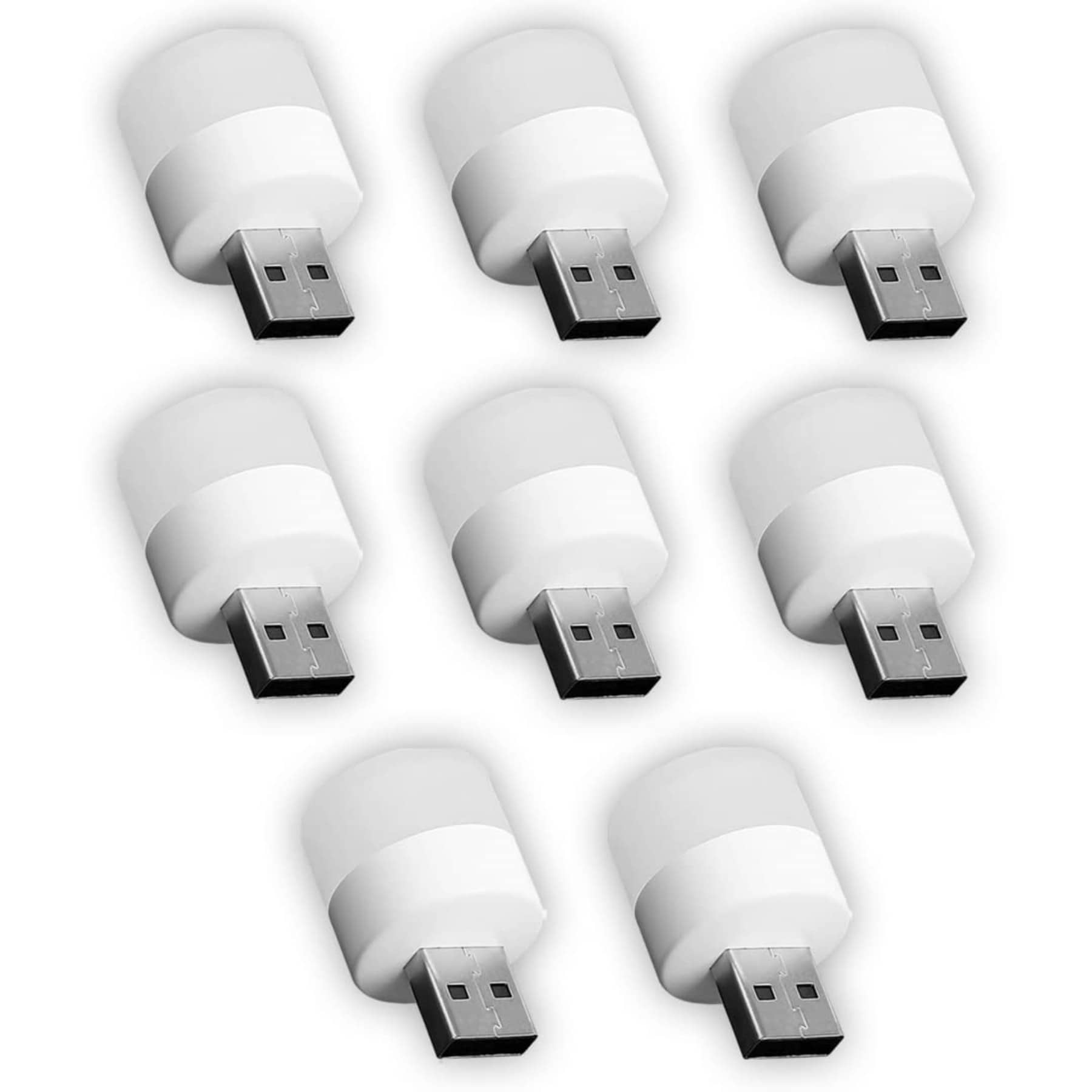 DAJUBHAI - White Night Lamp ( Pack of 8 )