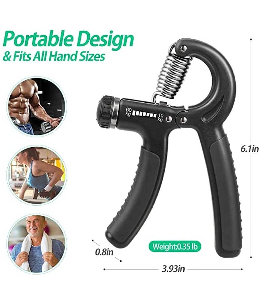 ODDISH Adjustable Resistance 22-88Lbs (10-40kg) Hand Grip Strengthener for Men & Women Gym Workout & Home Use - Sports and Fitness Equipment | Buy online on ZillyBuy