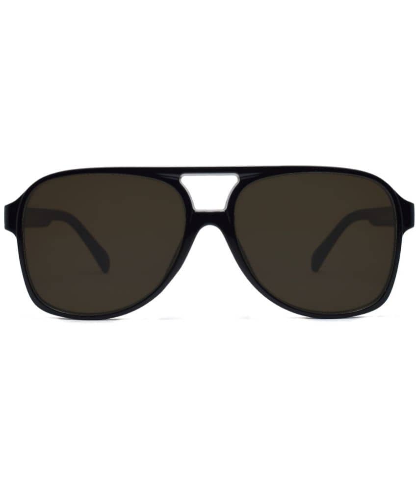 Peter Jones - Black Pilot Sunglasses ( Pack of 1 )