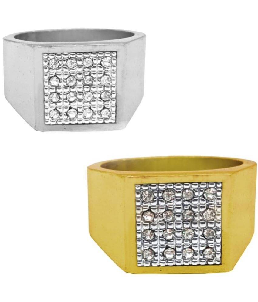 SHANKH-KRIVA - Multicolor Rings Combo ( Pack of 2 ) SHANKH-KRIVA - Multicolor Rings Combo ( Pack of 2 )