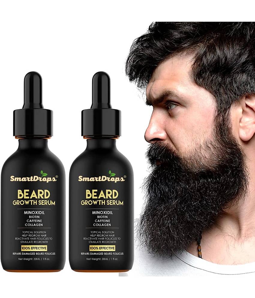 Smartdrops - 30mL For a Shiny Beard Beard Oil ( Pack of 2 ) - Beard Care and Tools | Buy online on ZillyBuy