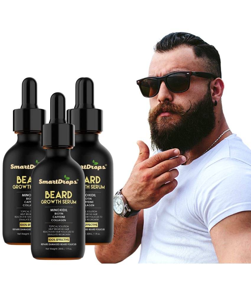 Smartdrops - 30mL For a Shiny Beard Beard Oil ( Pack of 3 ) Smartdrops - 30mL For a Shiny Beard Beard Oil ( Pack of 3 )