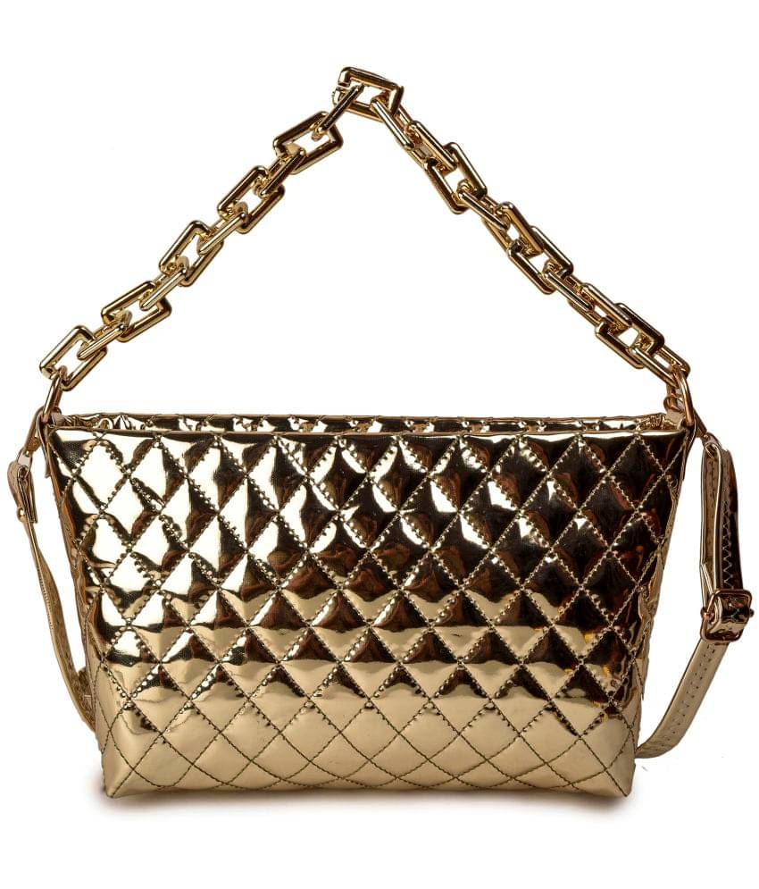     			Tyesco - Gold PU Handheld