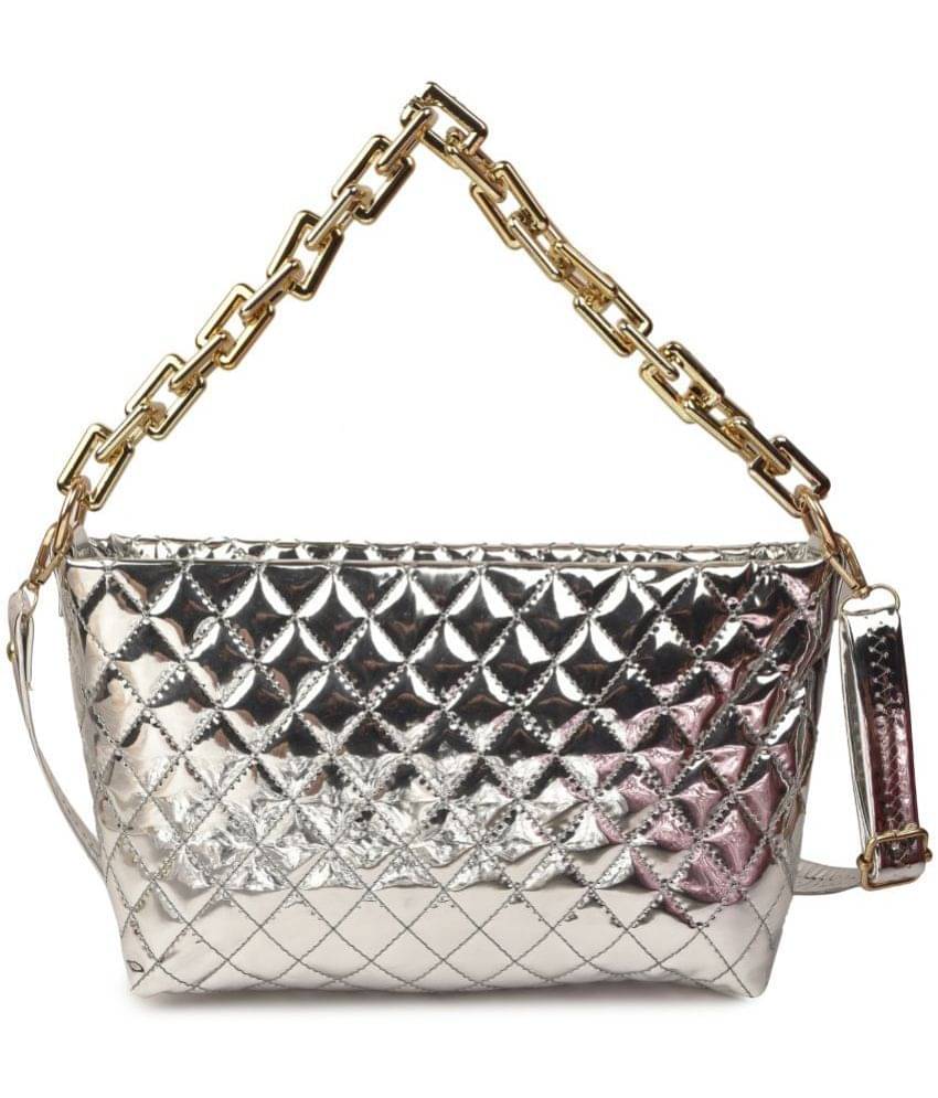     			Tyesco - Silver PU Handheld