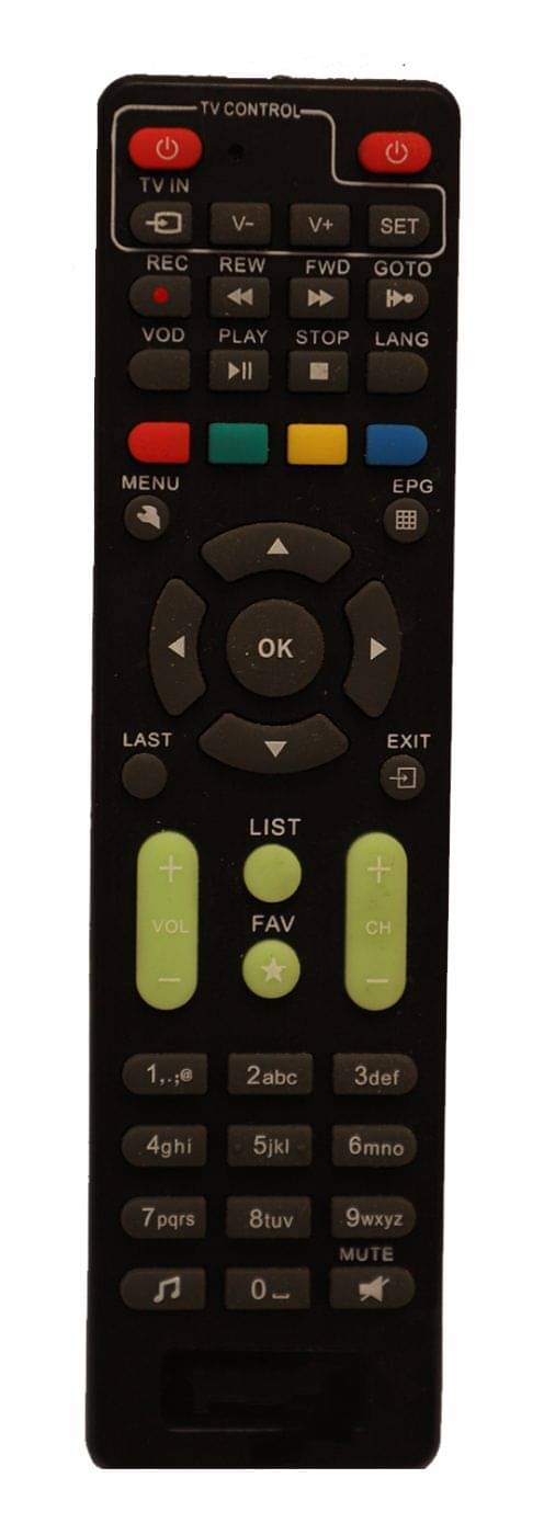     			Upix Compatible GTPL HD Set Top Box Remote No. 1