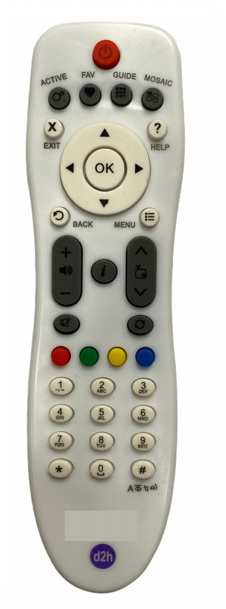     			Upix 125N (Non-RF) DTH Remote Compatible with Videocon D2H Set Top Box