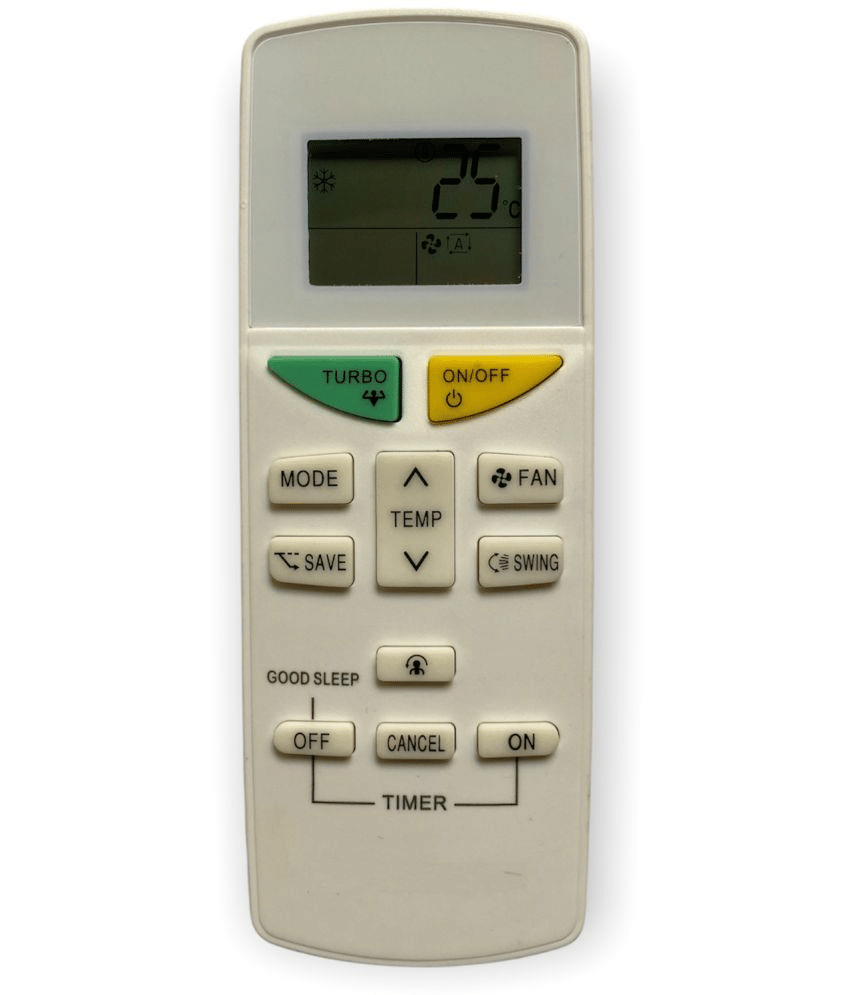     			Upix Compatible Daikin & Daikin Inverter AC Remote No. 132 (No Backlight)