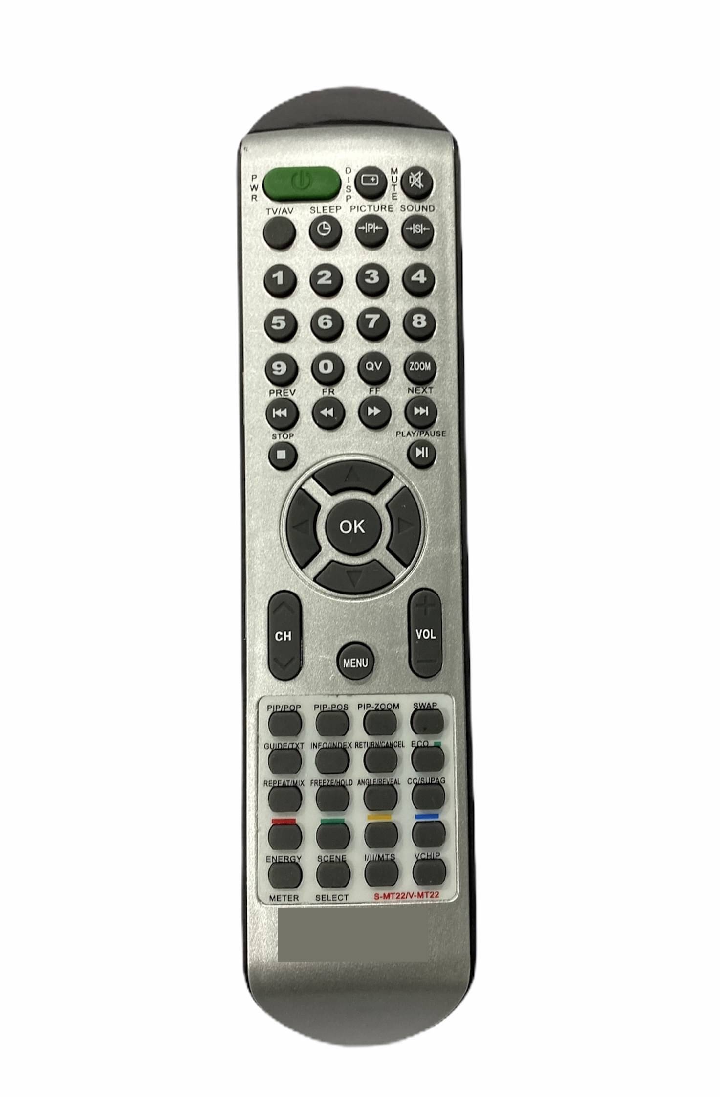     			Upix Compatible Koryo LCD/LED TV Remote No. KMT22