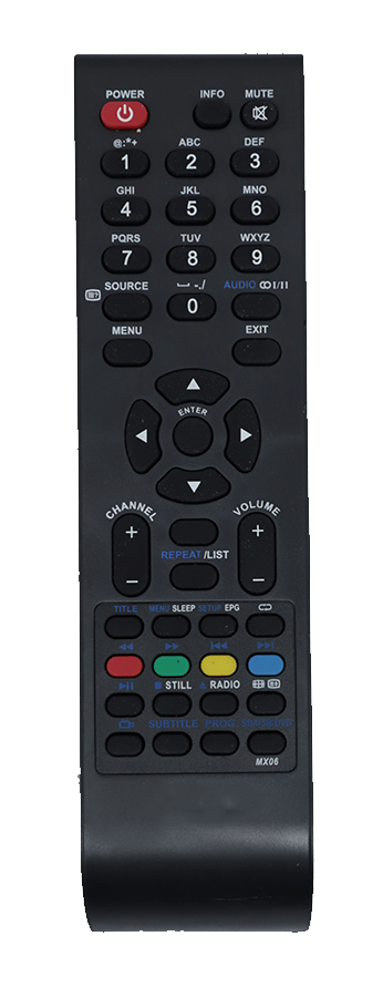     			Upix Compatible Reliance Reconnect LCD/LED TV Remote No. MX06