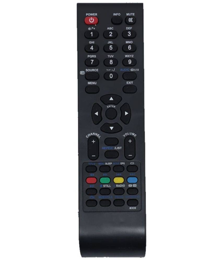     			Upix MX06 LCD/LED TV Remote Compatible with Vu LCD/LED TV