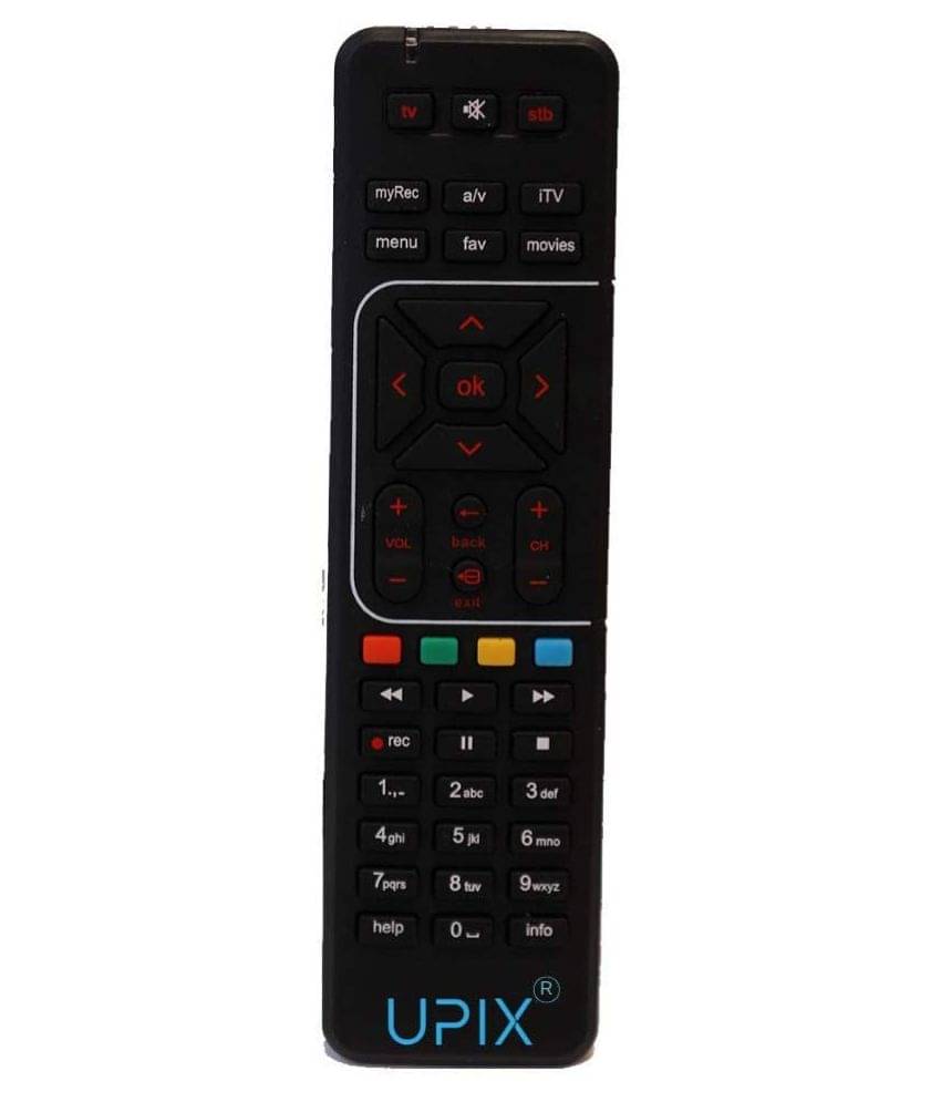     			Upix (With Recording) DTH Remote Compatible with Airtel DTH Set Top Box