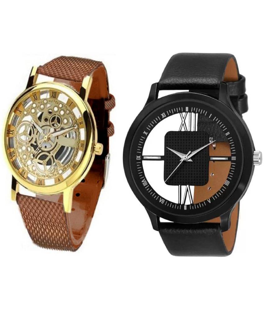 newmen - Analog Watch Watches Combo For Men and Boys ( Pack of 2 )     			newmen - Analog Watch Watches Combo For Men and Boys ( Pack of 2 )