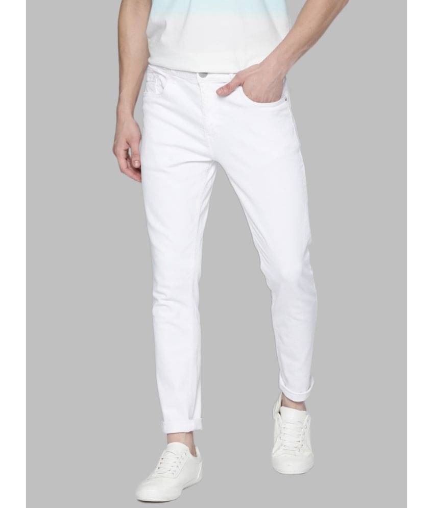 x20 - White Denim Slim Fit Men's Jeans ( Pack of 1 ) x20 - White Denim Slim Fit Men's Jeans ( Pack of 1 )