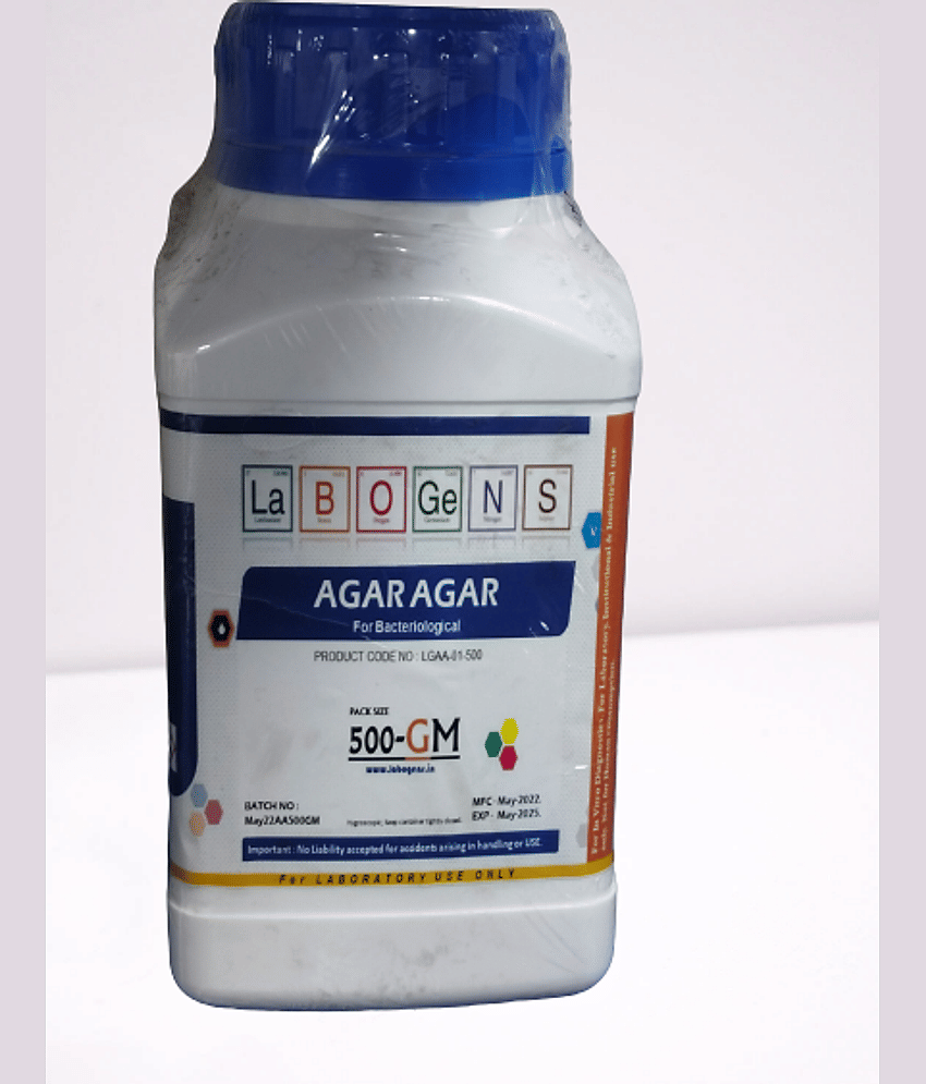 AGAR AGAR FOR ( BACTERIOLOGICAL) 500GM - Stationery | Buy online on ZillyBuy