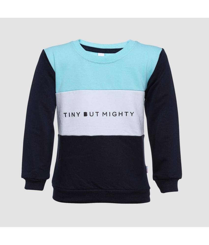     			CATCUB Pack of 1 Boys Cotton Blend Sweatshirt ( Blue )